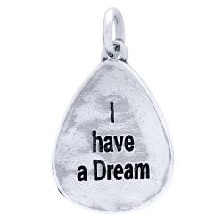 Pandant argint 925 cu doua fete I have a Dream si all things are possible PSX0601 [1]